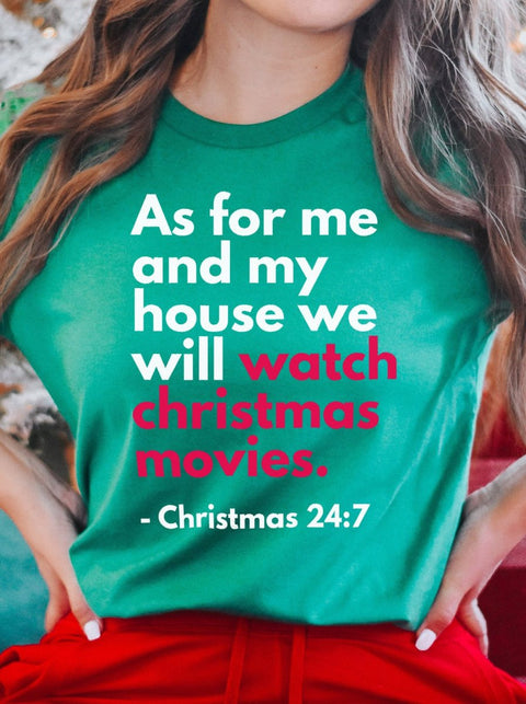 As For Me and My House (Christmas Edition)| Seasonal T-Shirt | Ruby’s Rubbish® - Ruby's Rubbish Wholesale