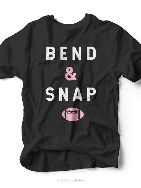 Bend & Snap | Football T-Shirt | Ruby’s Rubbish® - Ruby's Rubbish Wholesale