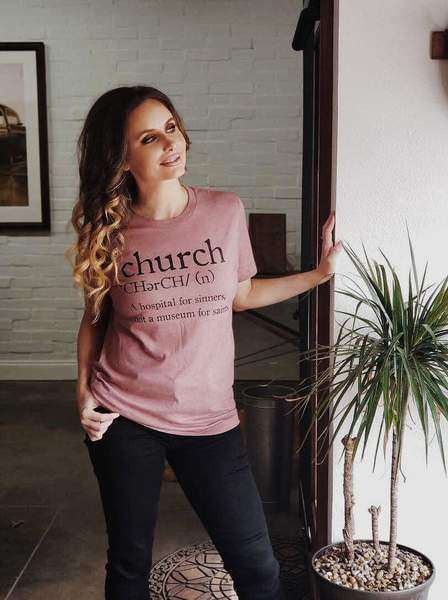 Church Definition | Christian T-Shirt | Ruby’s Rubbish® - Ruby's Rubbish Wholesale