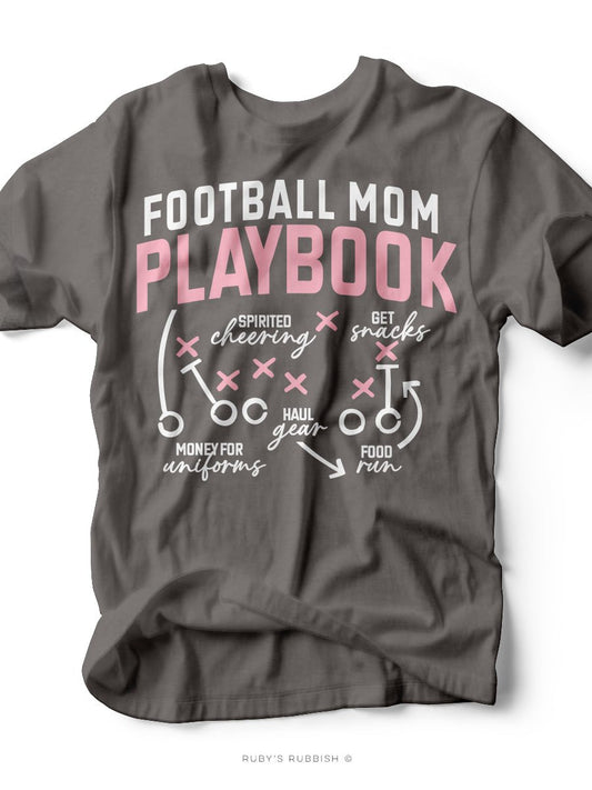 Football Mom Playbook | Game Day Tee | Ruby’s Rubbish® - Ruby's Rubbish Wholesale