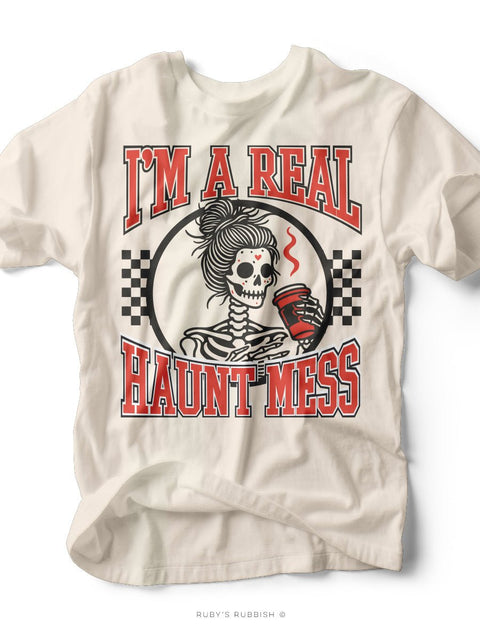 Haunt Mess | Halloween Graphic Tee | Ruby’s Rubbish® - Ruby's Rubbish Wholesale