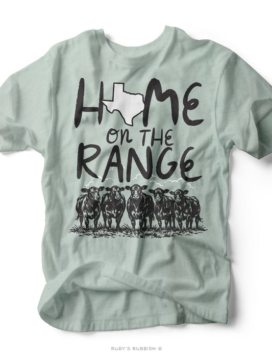 Home on the Range TX | Southern Graphic T-Shirt | Ruby’s Rubbish® - Ruby's Rubbish Wholesale