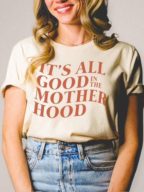 It's All Good in the Mother Hood | Women's T-Shirt | Ruby’s Rubbish® - Ruby's Rubbish Wholesale