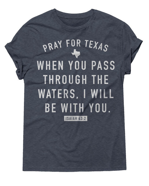 Pray For Texas | Flood Relief Tee | Ruby’s Rubbish - Ruby's Rubbish Wholesale