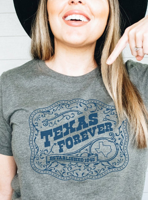 Texas Forever | Southern T-Shirt | Ruby’s Rubbish® - Ruby's Rubbish Wholesale