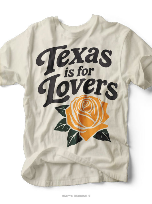 Texas is For Lovers | Southern Graphic T-Shirt | Ruby’s Rubbish® - Ruby's Rubbish Wholesale