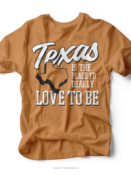 Texas is the Place | Texas Graphic T-Shirt | Ruby’s Rubbish® - Ruby's Rubbish Wholesale