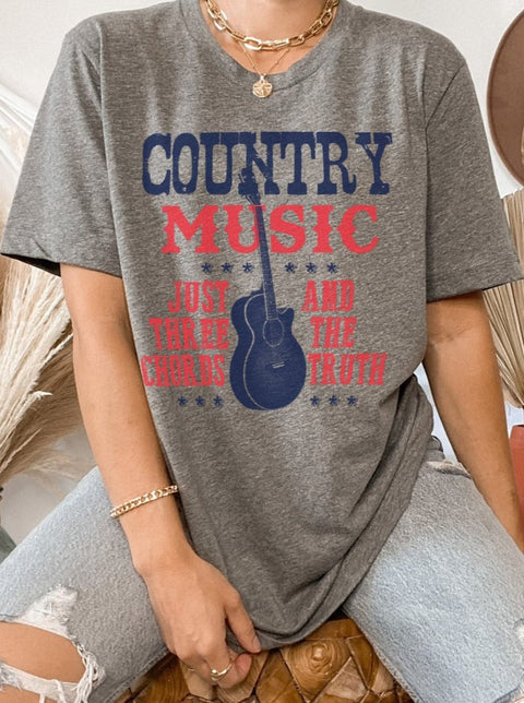 Country Music - Rubbish T-Shirt - Ruby's Rubbish Wholesale