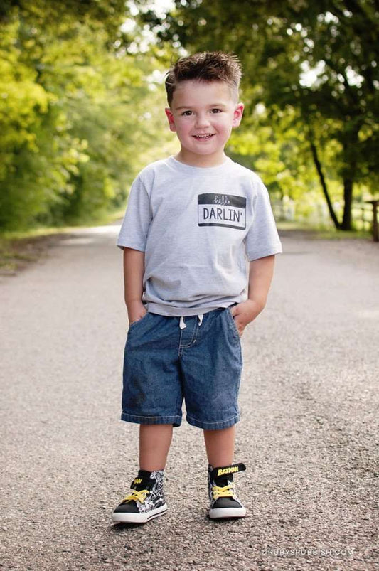 Hello Darlin' | Kid's T-Shirt | Ruby’s Rubbish® - Ruby's Rubbish Wholesale